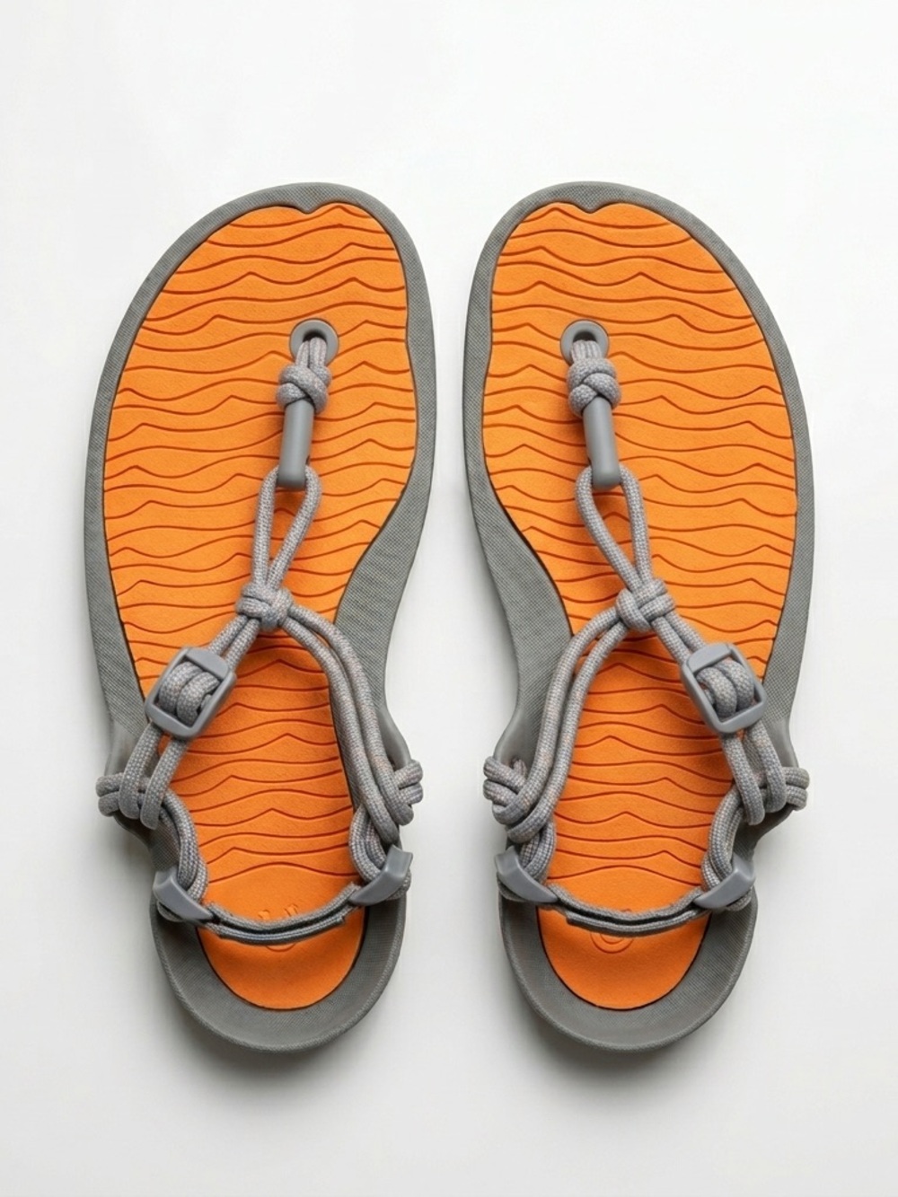 Xero Shoes Aqua Cloud Barefoot Sandals W10 Orange Grey